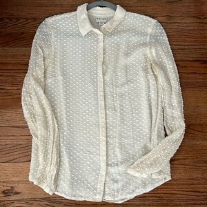 Reiss cream button down - 6